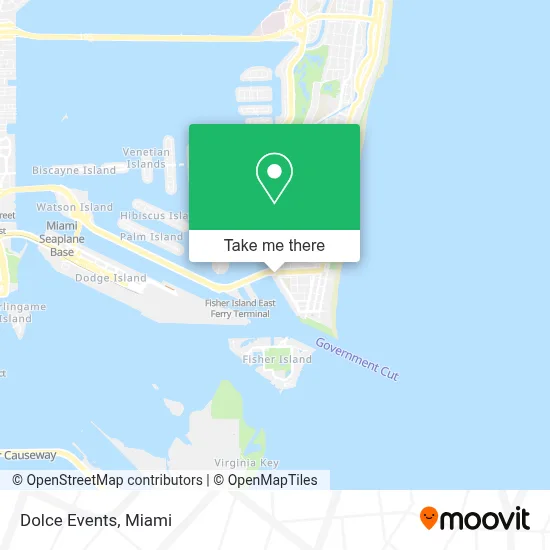Dolce Events map