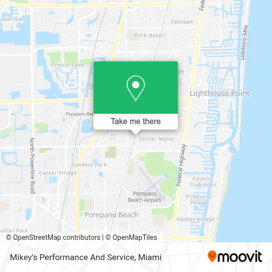 Mikey's Performance And Service map