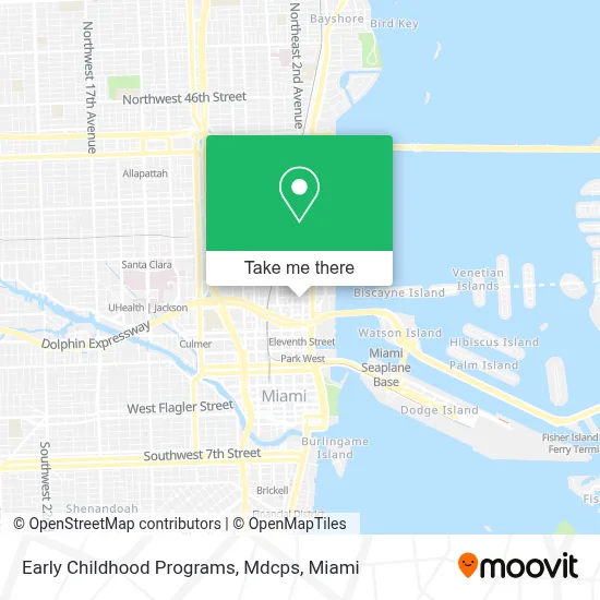 Early Childhood Programs, Mdcps map