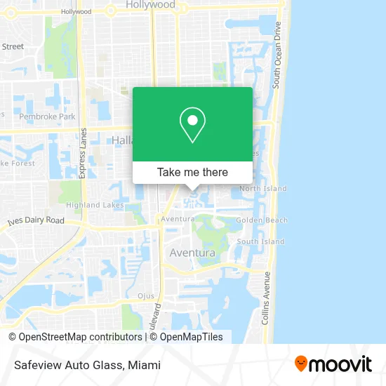 Safeview Auto Glass map
