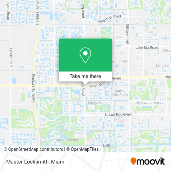 Master Locksmith map