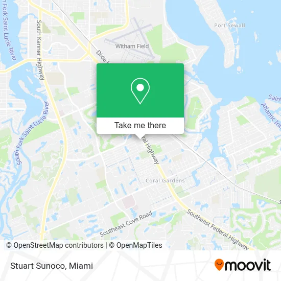 Stuart Sunoco map