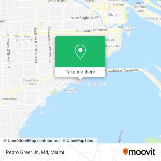 Pedro Greer Jr., Md map