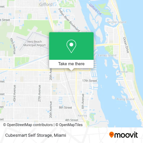 Cubesmart Self Storage map