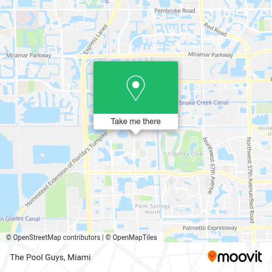 The Pool Guys map