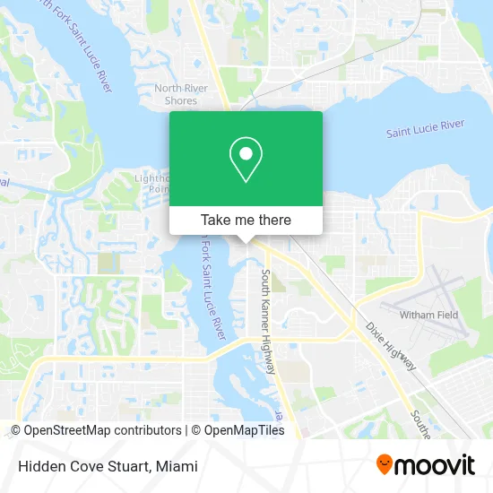Hidden Cove Stuart map