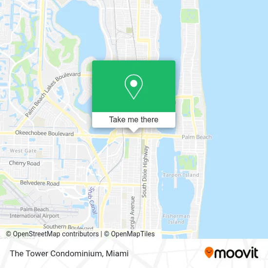 The Tower Condominium map