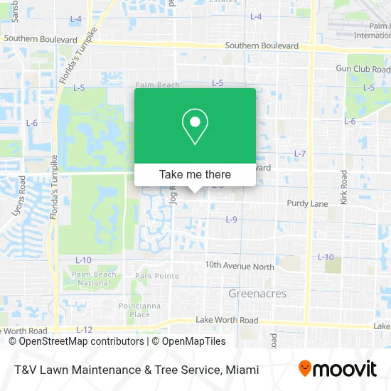 T&V Lawn Maintenance & Tree Service map