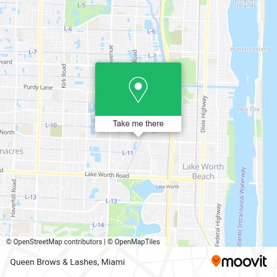 Queen Brows & Lashes map