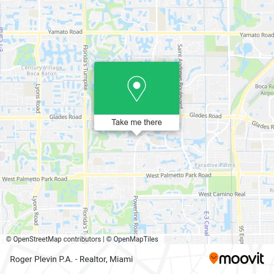 Roger Plevin P.A. - Realtor map
