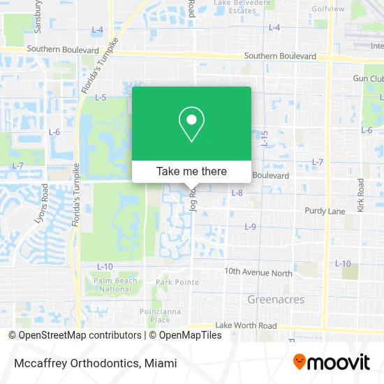 Mccaffrey Orthodontics map