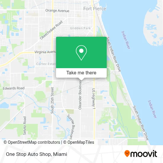 One Stop Auto Shop map