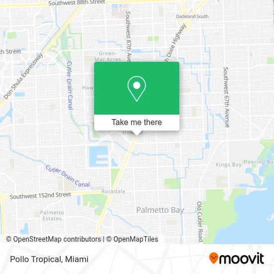 Pollo Tropical map