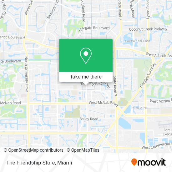 The Friendship Store map