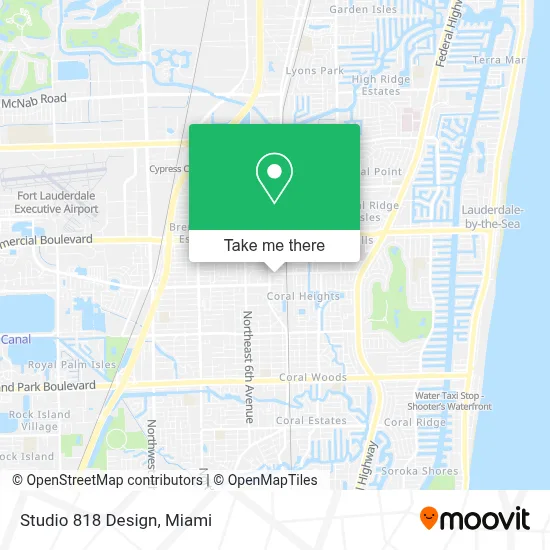 Studio 818 Design map