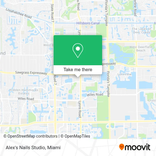 Alex's Nails Studio map