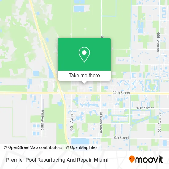 Premier Pool Resurfacing And Repair map