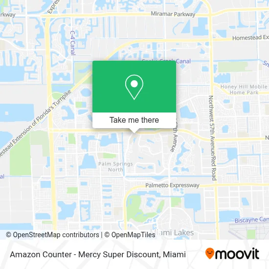 Amazon Counter - Mercy Super Discount map