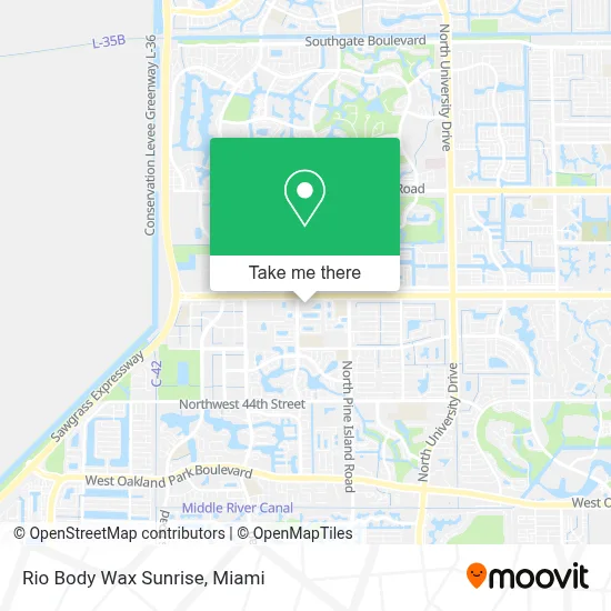 Rio Body Wax Sunrise map