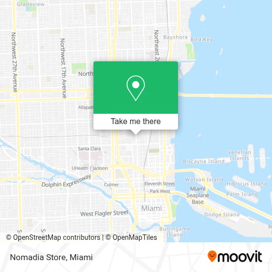 Nomadia Store map