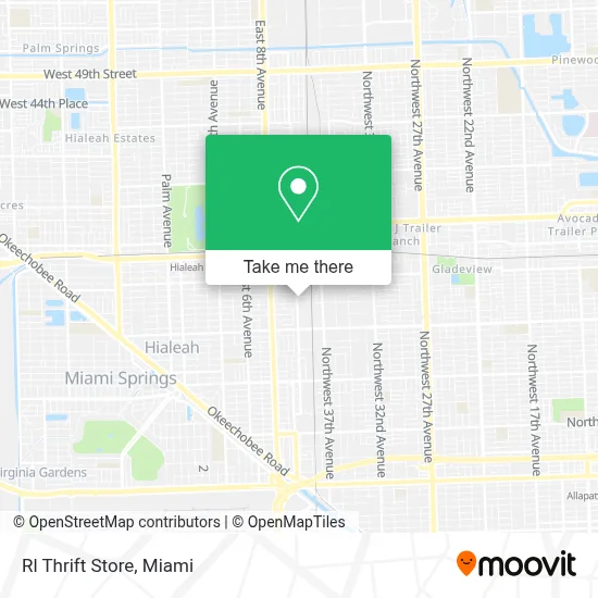 Rl Thrift Store map