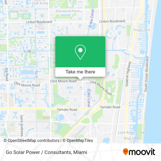 Go Solar Power / Consultants map