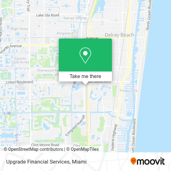 Upgrade Financial Services map