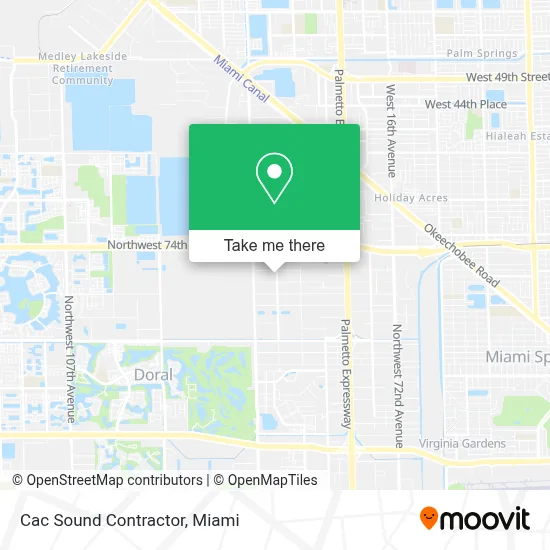 Cac Sound Contractor map
