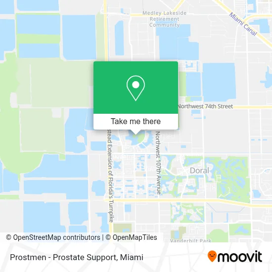 Prostmen - Prostate Support map