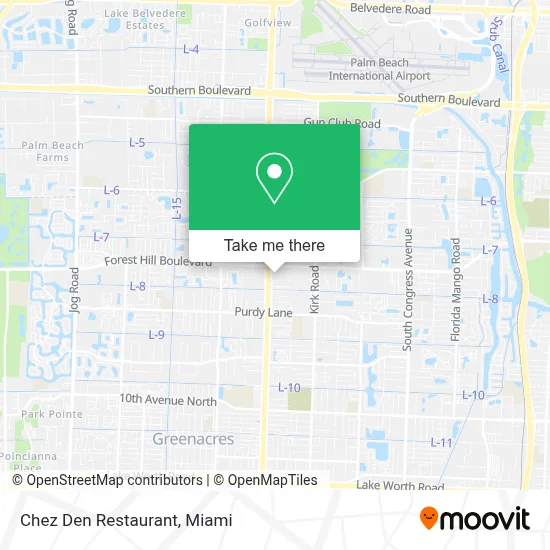 Chez Den Restaurant map