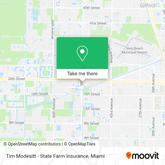 Tim Modesitt - State Farm Insurance map