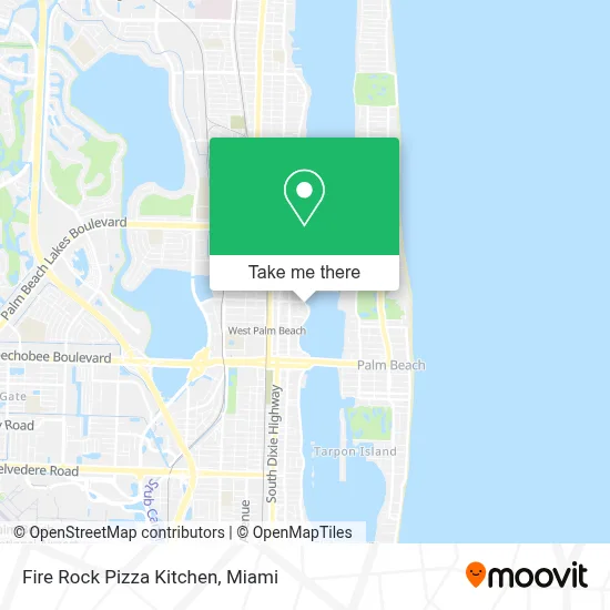 Fire Rock Pizza Kitchen map