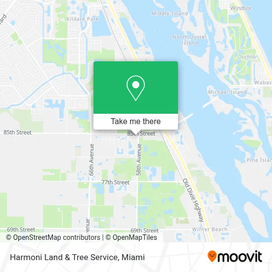 Harmoni Land & Tree Service map