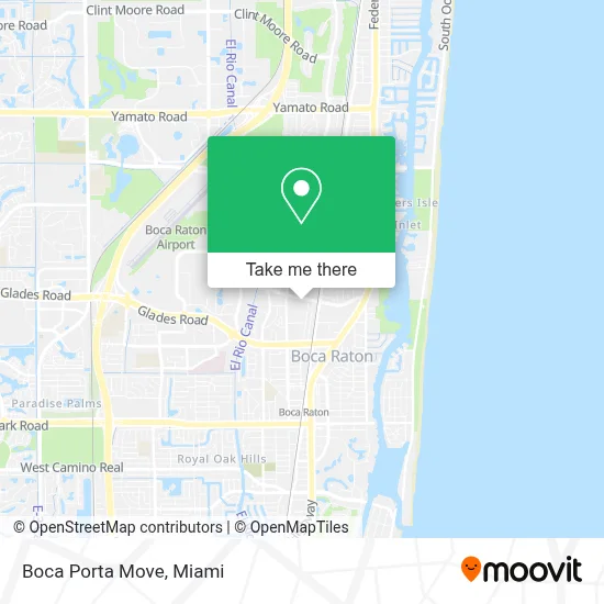 Boca Porta Move map