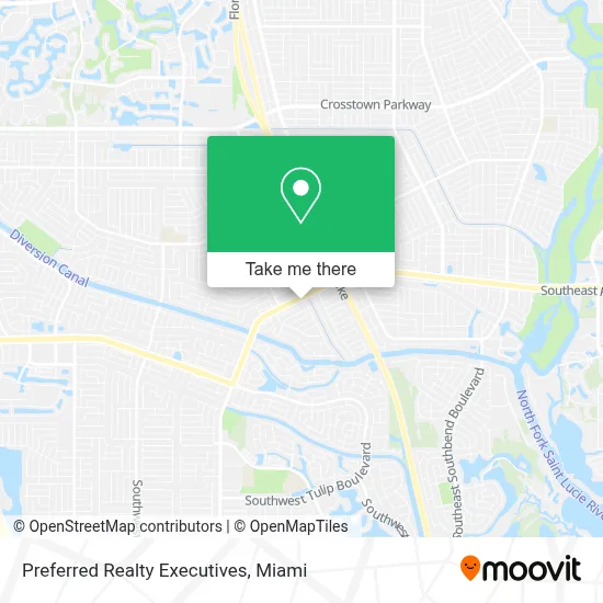 Preferred Realty Executives map