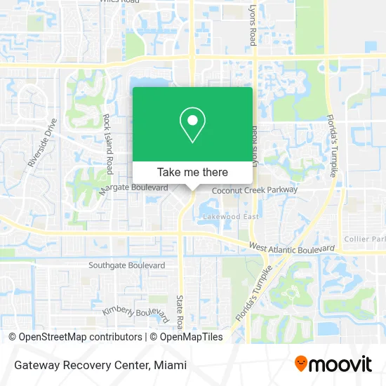 Gateway Recovery Center map