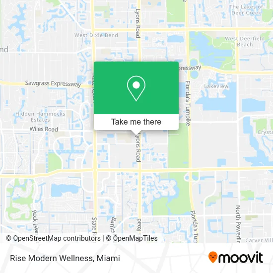Rise Modern Wellness map