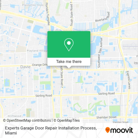 Experts Garage Door Repair Installation Process map
