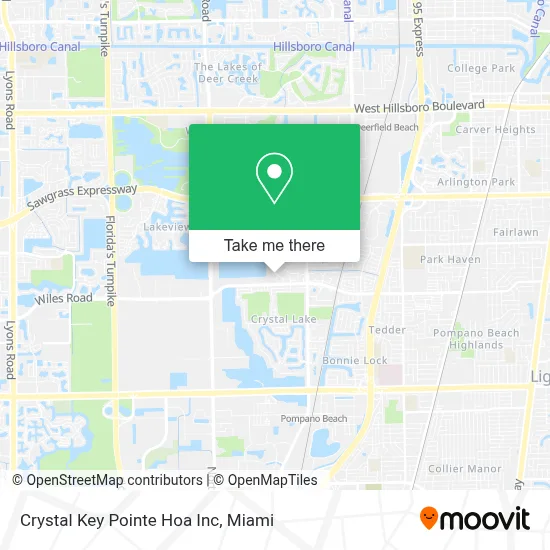Crystal Key Pointe Hoa Inc map