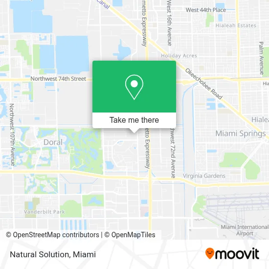 Natural Solution map