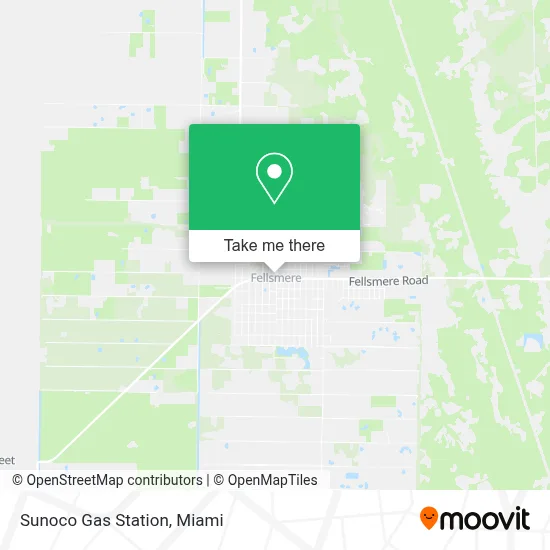 Sunoco Gas Station map