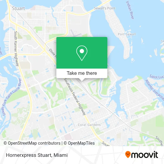Hornerxpress Stuart map