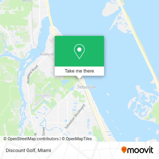 Discount Golf map