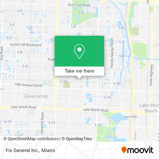 Fix General Inc. map