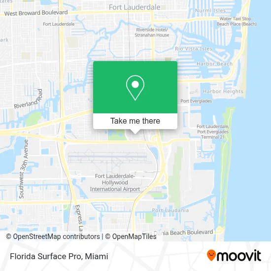 Florida Surface Pro map