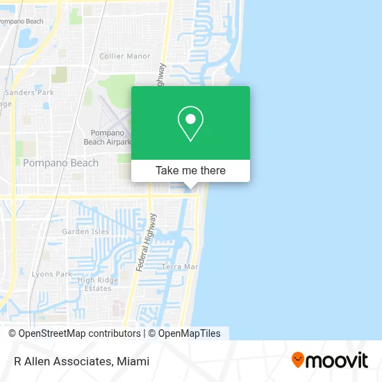 R Allen Associates map