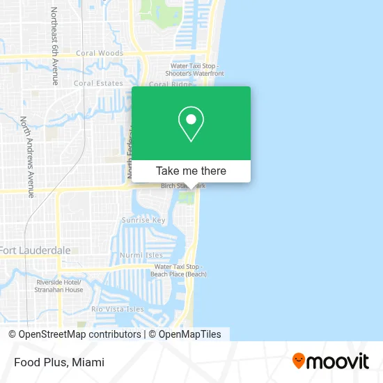 Food Plus map
