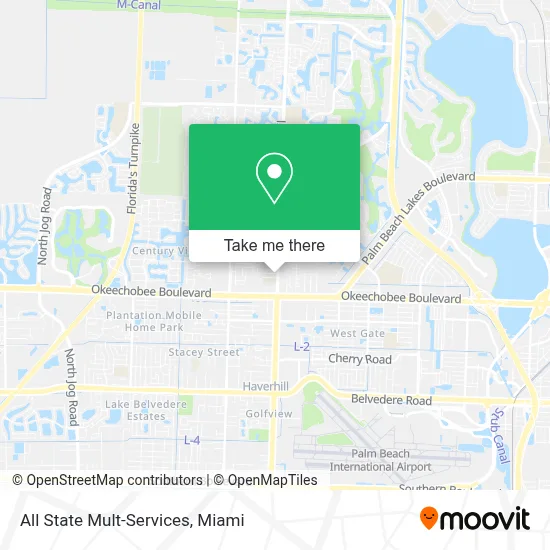 All State Mult-Services map