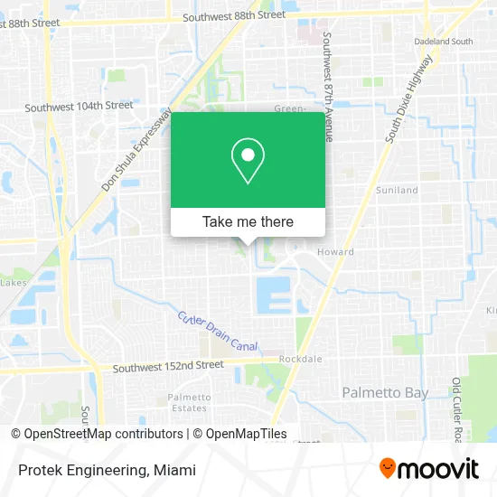 Protek Engineering map