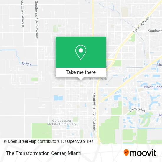 The Transformation Center map